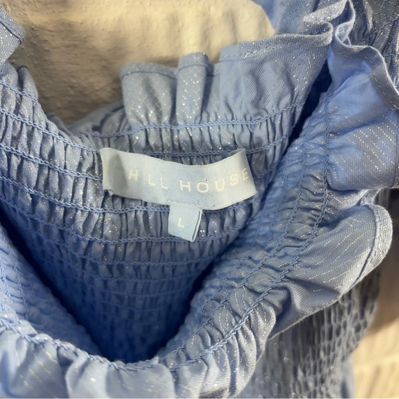 Hill House Nesli Nap Dress - Blue Sparkle Large - Picture 4 of 8